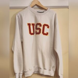 USC trojans large white crewneck  sweatshirt nwot the heritage collection